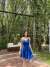 Kelly Askılı Elbise 582130 Saks Mavisi