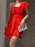 Sugar Tek Omuz Kemerli Mini Elbise 582093 Kırmızı