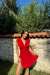 Vatkalı Büzgülü Sandy Elbise 3678 Kırmızı