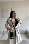 Adonis Oversize Cep Detaylı Trençkot 3526 Bej