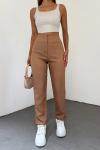 Arka Fileto Pantolon 23422 Vizon