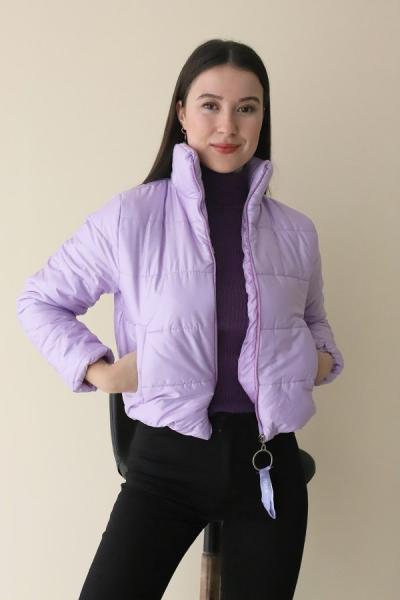 Astarlı Şişme Mont Lila