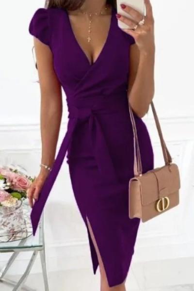 Brendon Omuz Detay Elbise 582117 Mürdüm