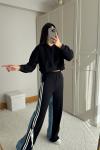 Brooklyn Jean Detay Bağcıklı Takım 2627 Siyah