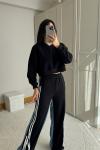 Brooklyn Jean Detay Bağcıklı Takım 2627 Siyah