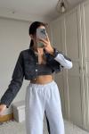 Daisy Jean Ceket Detay Takım 2650 Gri