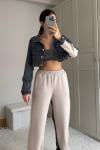 Daisy Jean Ceket Detay Takım 2650 Bej