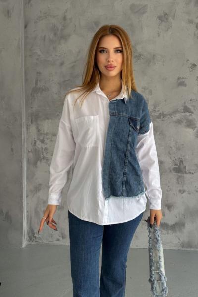 Gavin Kot Garnili Gömlek Y24 5175 Beyaz