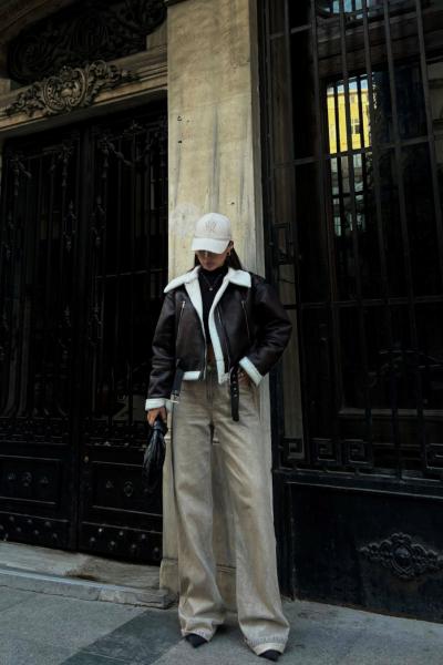 Jayla Biye Detay Crop Kaban 8596 Acı Kahve