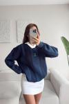 Jose Polo Yaka Sweatshirt 1907 Lacivert