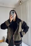 Kevin Oversize Tasarım Kaban 50024 Haki