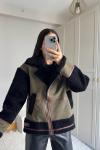 Kevin Oversize Tasarım Kaban 50024 Haki
