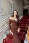 Layana Madonna Yaka Abiye 583101 Acı Kahve