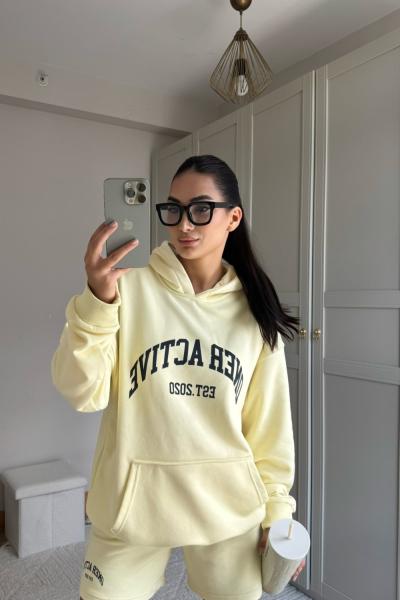 Nixie Şortlu İkili Takım 2614 Sarı