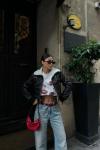 Ribana Detay Crop Kaban 2148 Siyah