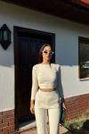 Sadie Boncuk Detaylı İkili Takım 3745 Taş Rengi