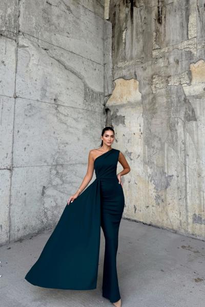 Sedef Kuyruk Detay Abiye 53667 Zümrüt