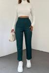 Zara Pantolon 23407 Zümrüt