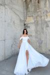 Alice Madonna Yaka İp Askılı Yırtmaçli Abiye 9553 Beyaz