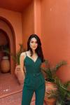 Grace Askılı Kemerli Tulum 582203 Zümrüt