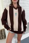 Jose Polo Yaka Sweatshirt 1907 Acı Kahve