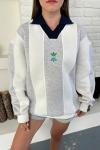 Jose Polo Yaka Sweatshirt 1907 Gri