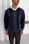 Jose Polo Yaka Sweatshirt 1907 Lacivert