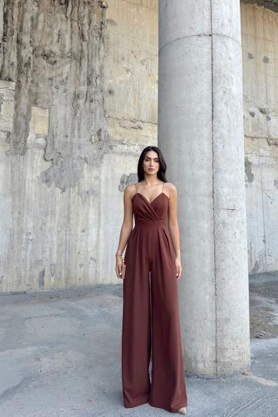 Lilia İp Askı Tulum 582101 G7X D1x Acı Kahve