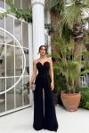 Lilia İp Askı Tulum 582101 G7X D1x Siyah