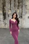 Miranda Simli Yırtmaç Detaylı Abiye 583093 Gül