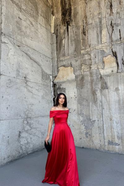 Oliver Madonna Yaka Abiye 582611  Kırmızı