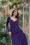 Shena Simli Kol Detay Abiye 583039 Mürdüm