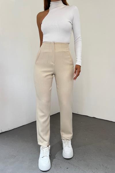 Zara Pantolon 23407 Taş Rengi