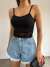 Dantelli Crop 10434 Siyah