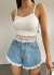 Dantelli Crop 10434 Beyaz