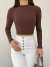 Dik Yaka Kaşkorse Crop 1206 Acı Kahve