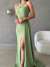 Diva Kuyruklu Yırtmaçlı Abiye 582475 Mint Yeşili