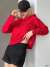Dolly Kapüşonlu İki İplik Sweatshirt 582389 Kırmızı