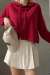Dolly Kapüşonlu İki İplik Sweatshirt 582389 Bordo
