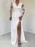 Honey Yırtmaç Detay Abiye 6288 E-8 Beyaz