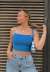 İp Askılı Crop 55001 Turkuaz