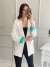 Kol Astar Detay Blazer Ceket Beyaz