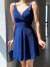 Simli Mini Elbise 582115 Saks Mavisi
