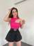 Zincir Detaylı Crop 1205 Pembe