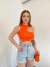 Zincir Detaylı Crop 1205 Turuncu