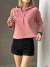 Dolly Kapüşonlu İki İplik Sweatshirt 582389 Pudra