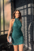 Elysia Tasarım Mini Elbise 583229 Zümrüt