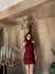 Elysia Tasarım Mini Elbise 583229 Bordo