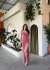 Emily Kruvaze Yaka İp Askı Yırtmaçlı Abiye 582193 A15x Gül