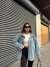 Oversize Ceket 39011 Bebe Mavisi